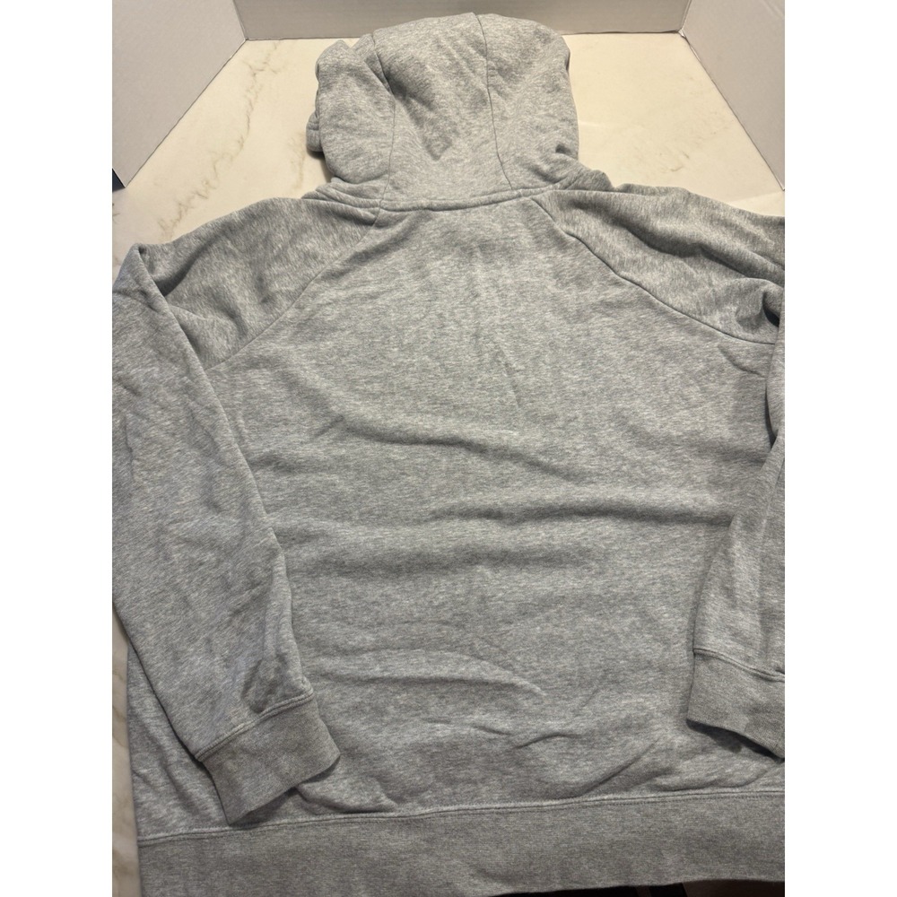 2 Nike Women's Pullover Hoodies Sweatshirts Gray Black Swoosh Logo Gray-M BLK-L - Picture 9 of 9